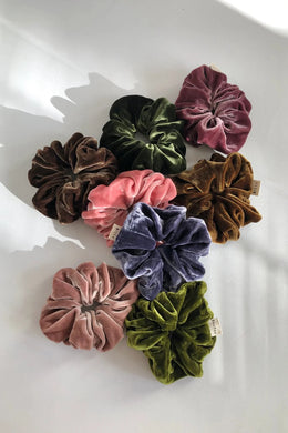 Silk Velvet Scrunchies