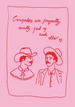 Load image into Gallery viewer, Fond Cowpokes Greeting Card