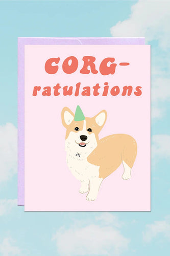 Corg-ratulations Card
