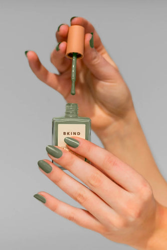 Bkind Nail Polish in sage green