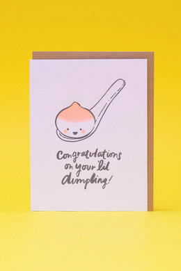Lil Dumpling Congratulations Card