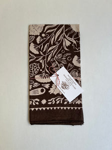 Hand Dyed Botanical + Funghi Bandana