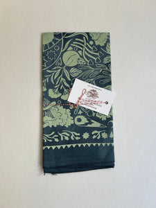 Hand Dyed Botanical + Funghi Bandana