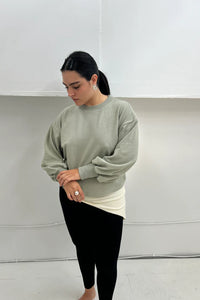Hemp Cloud Sweater - Sage