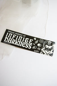 Infinite Darkness (Glow in the Dark) Bumper Sticker