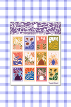 Load image into Gallery viewer, Sticker Sheet- Floral Rectangles
