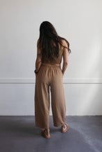 Load image into Gallery viewer, cappuccino brown linen blend pants