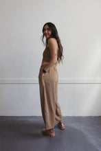 Load image into Gallery viewer, desert brown linen blend lounge pants