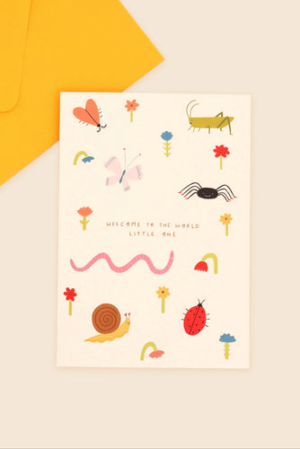 Welcome To The World Baby Card