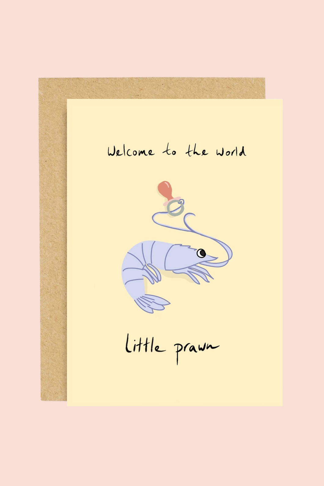 Little Prawn New Baby Card