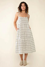 Load image into Gallery viewer, Luca Plaid Tie Strap Dress