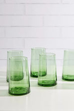 Load image into Gallery viewer, Moroccan Cone Glassware - Green