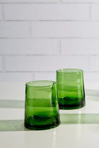 Moroccan Cone Glassware - Green
