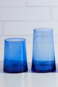 Moroccan Cone Glassware - Blue