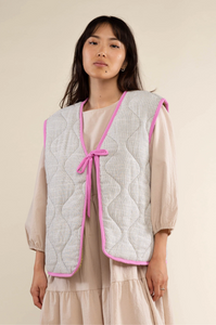 Reversible quilt vest by NLT