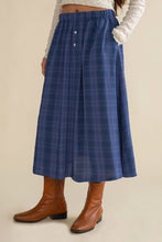 Load image into Gallery viewer, Bleu Deadstock Plaid Boxer Skirt