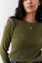 Load image into Gallery viewer, Waffle Long Sleeve Top - Olive
