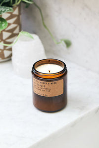 PF Soy Wax Candles Amber and Moss 