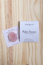 Load image into Gallery viewer, Rose Quartz Palm Stone