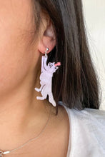 Load image into Gallery viewer, Dangle Earrings of Cats Wearing Party Hats