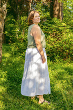 Load image into Gallery viewer, Prairie Eyelet Skirt - White