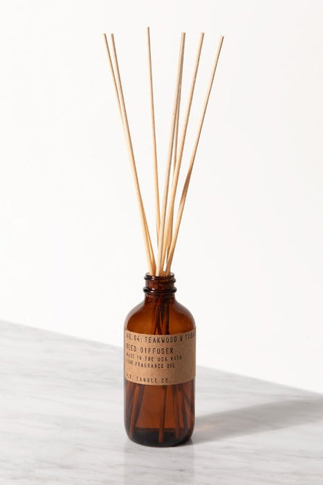 Teakwood and Tobacco Reed Diffuser by P.F. Candle Co