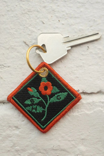 Embroidered Keychain - Bloom