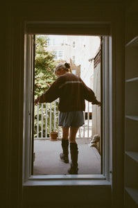 I Can't Believe It's Not Vintage Cewneck - Brown Stripe