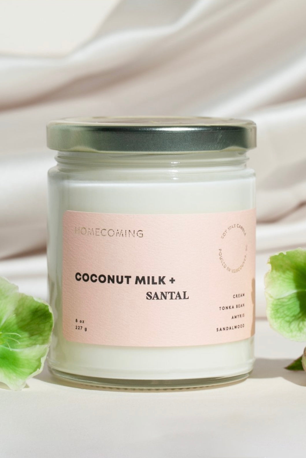 Coconut Milk + Santal  Soy Candle