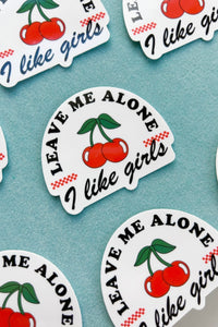 Gay Girl Sticker Sticker