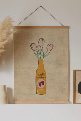 Loganberry Vase Print