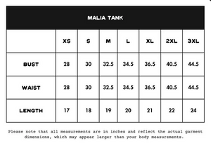 Malia Tank - White