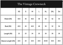 Load image into Gallery viewer, I Can&#39;t Believe It&#39;s Not Vintage Cewneck - Cobalt Stripe