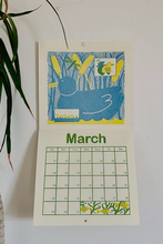 Load image into Gallery viewer, 2026 &quot;In The Park&quot; Risograph Calendar