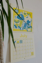 Load image into Gallery viewer, 2026 &quot;In The Park&quot; Risograph Calendar