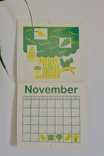 Load image into Gallery viewer, 2026 &quot;In The Park&quot; Risograph Calendar