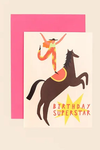 Superstar Birthday Card