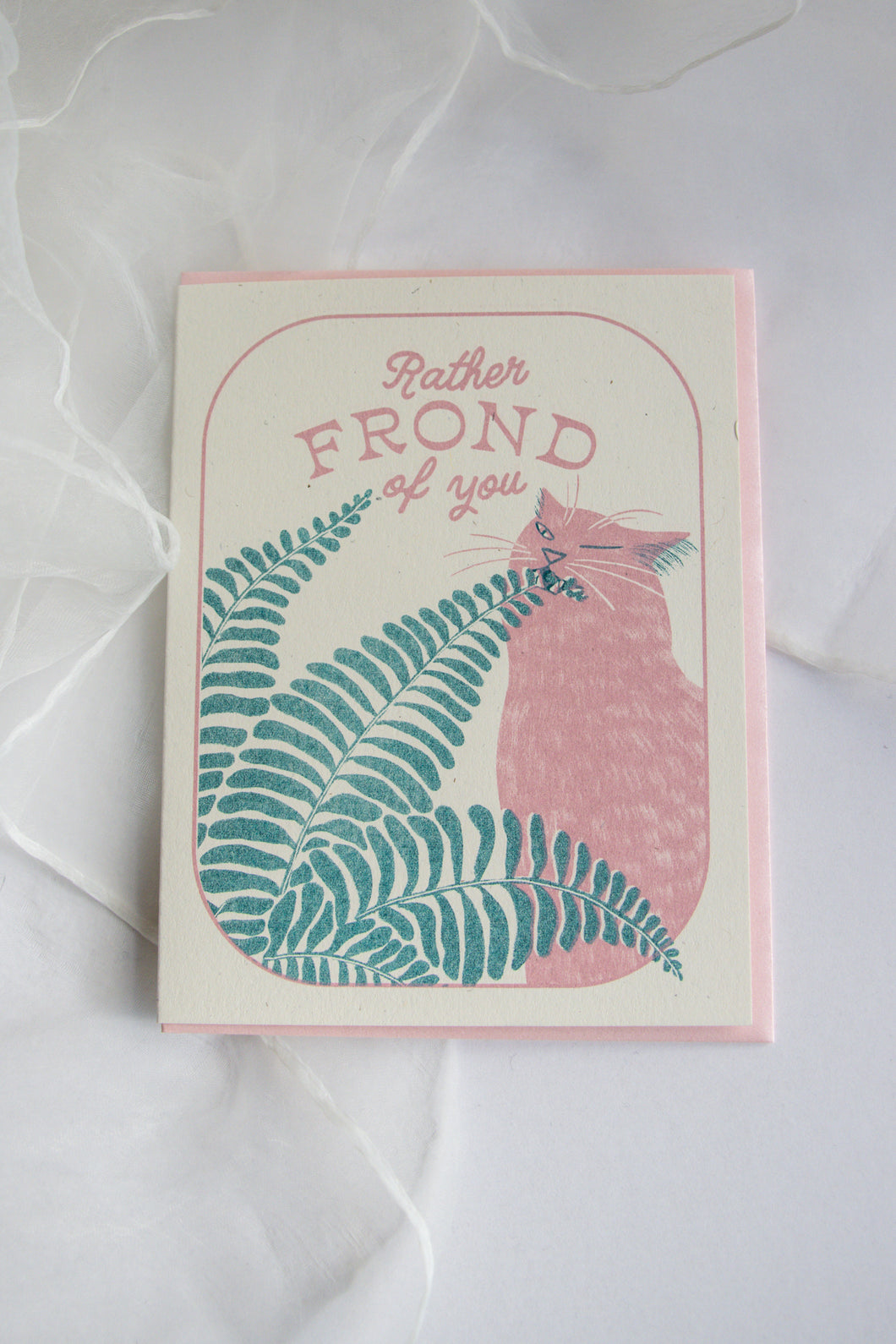 Rather Frond Of You Greeting Card