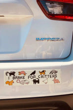 Load image into Gallery viewer, I Brake For Critters Bumper Sticker