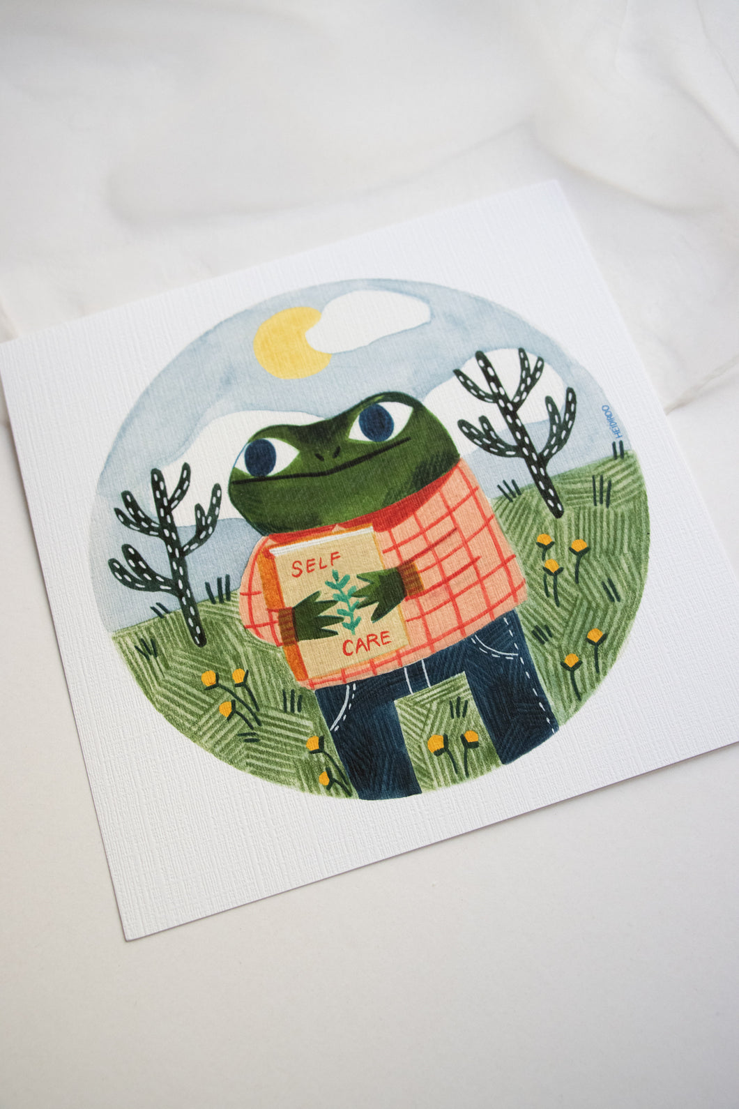 Self Care Toad Print