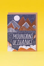 Load image into Gallery viewer, Mountains Of Thanks Card