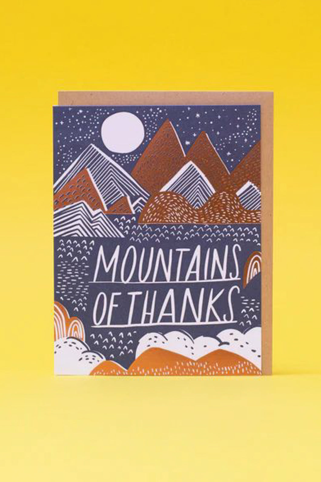 Mountains Of Thanks Card