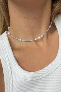 Beaded Pearl Layering Necklace - 6 Colours