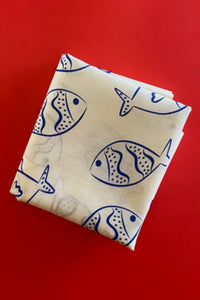 Blue Fish Bandana