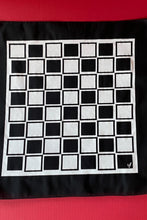 Load image into Gallery viewer, Black and White Checkmate Bandana