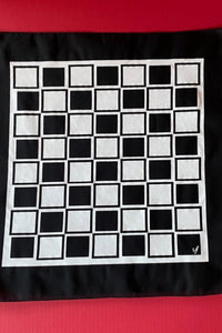 Black and White Checkmate Bandana