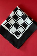 Load image into Gallery viewer, Black and White Checkmate Bandana