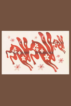 Load image into Gallery viewer, Jumping Rabbit Risograph Print
