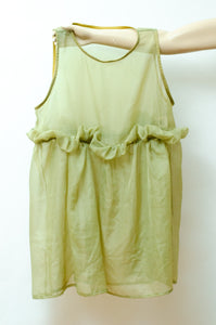 Olive Ruffle Dress - L/XL