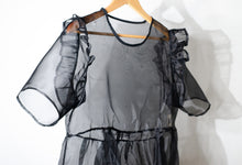 Load image into Gallery viewer, Black Organza Dress - S/M